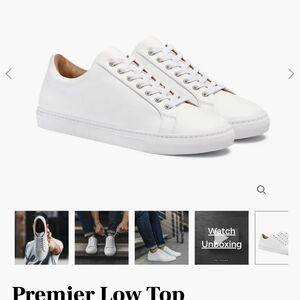 Classic White Low Top Sneakers